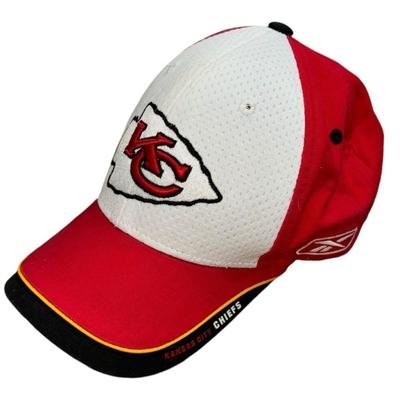 Kansas City Chiefs NFL Football Hat OS Baseball Cap Red White Arrowhead Missouri - Picture 3 of 15